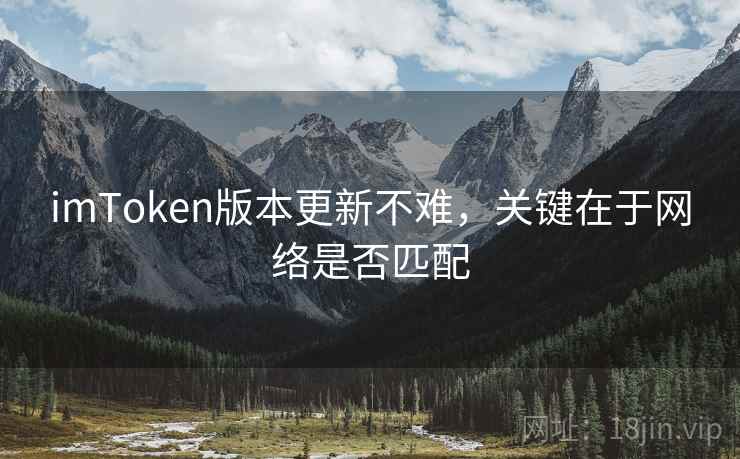 <strong>imtoken</strong>版本更新不难，关键在于网络是否匹配