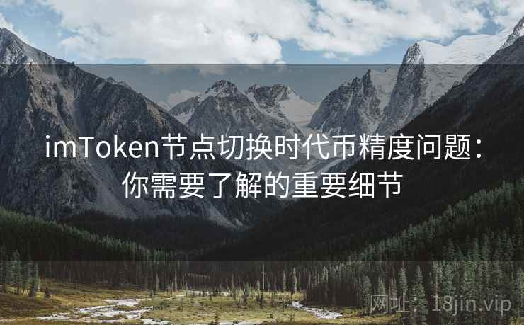 imToken节点切换时代币精度问题：你需要了解的重要细节